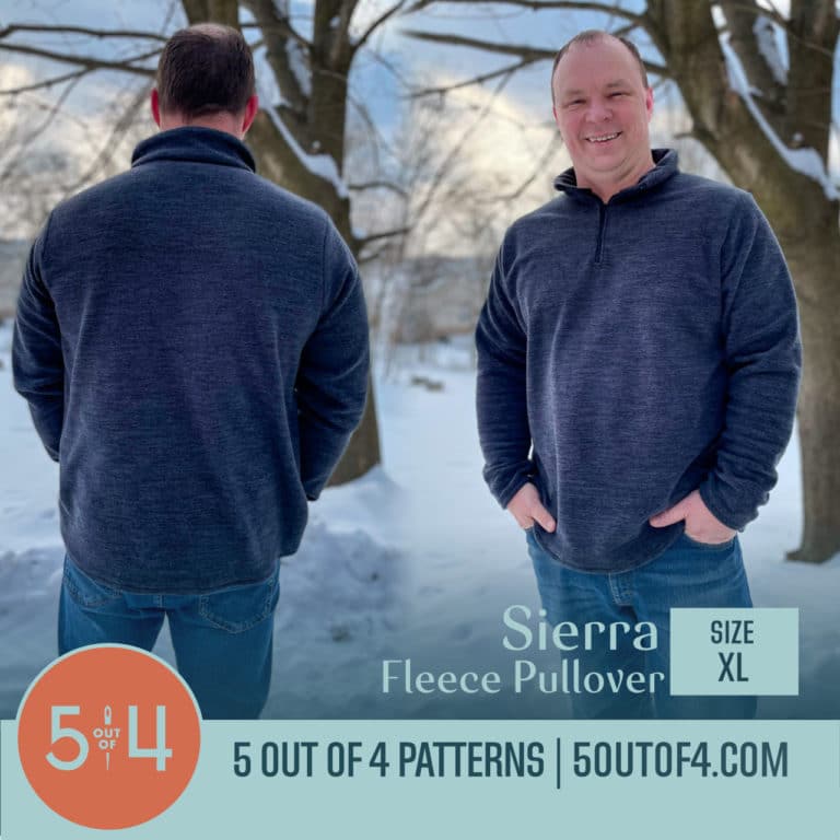 Sierra Fleece Pullover - 5 out of 4 Patterns