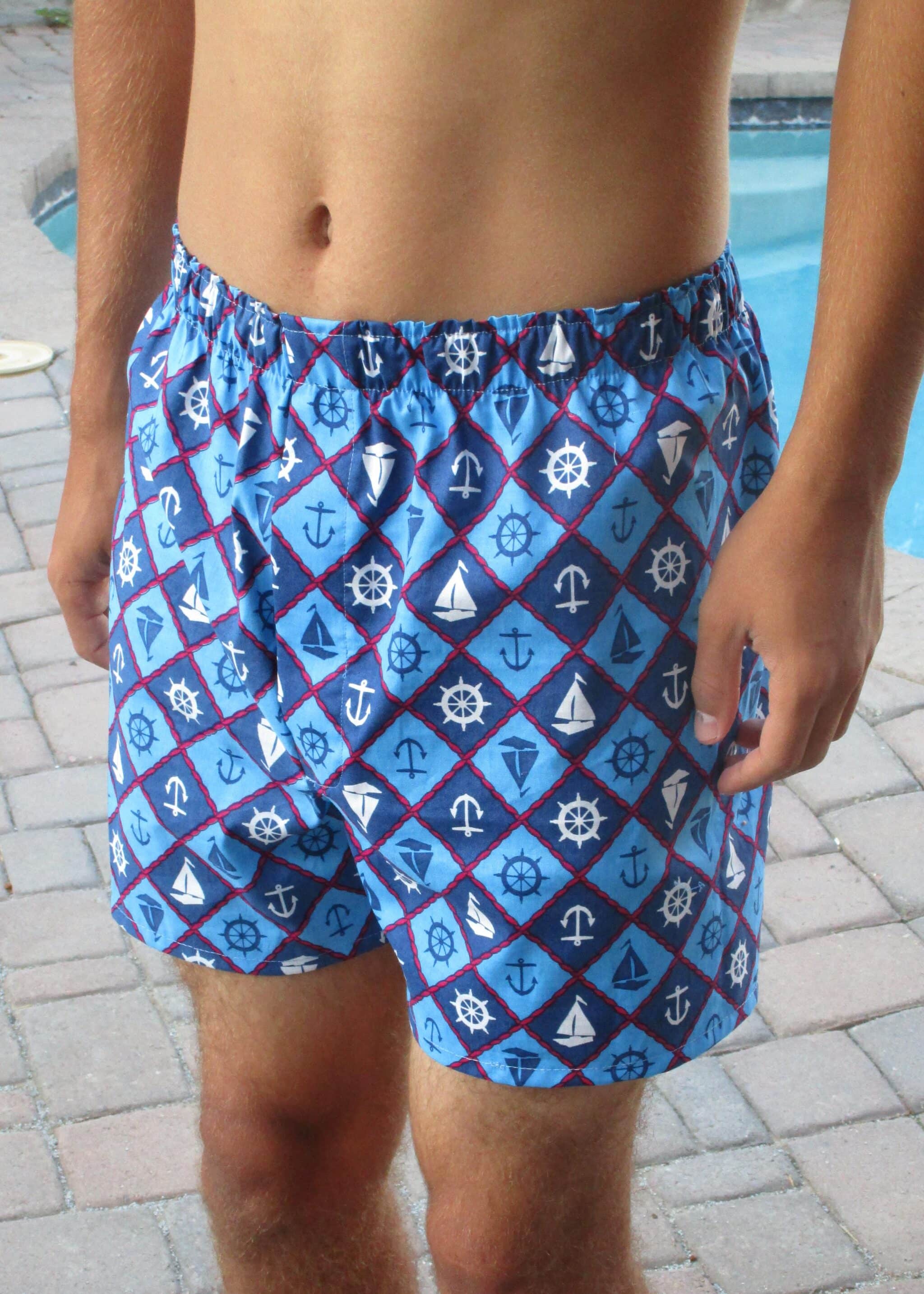 Men's Woven Boxer Shorts - 5 out of 4 Patterns