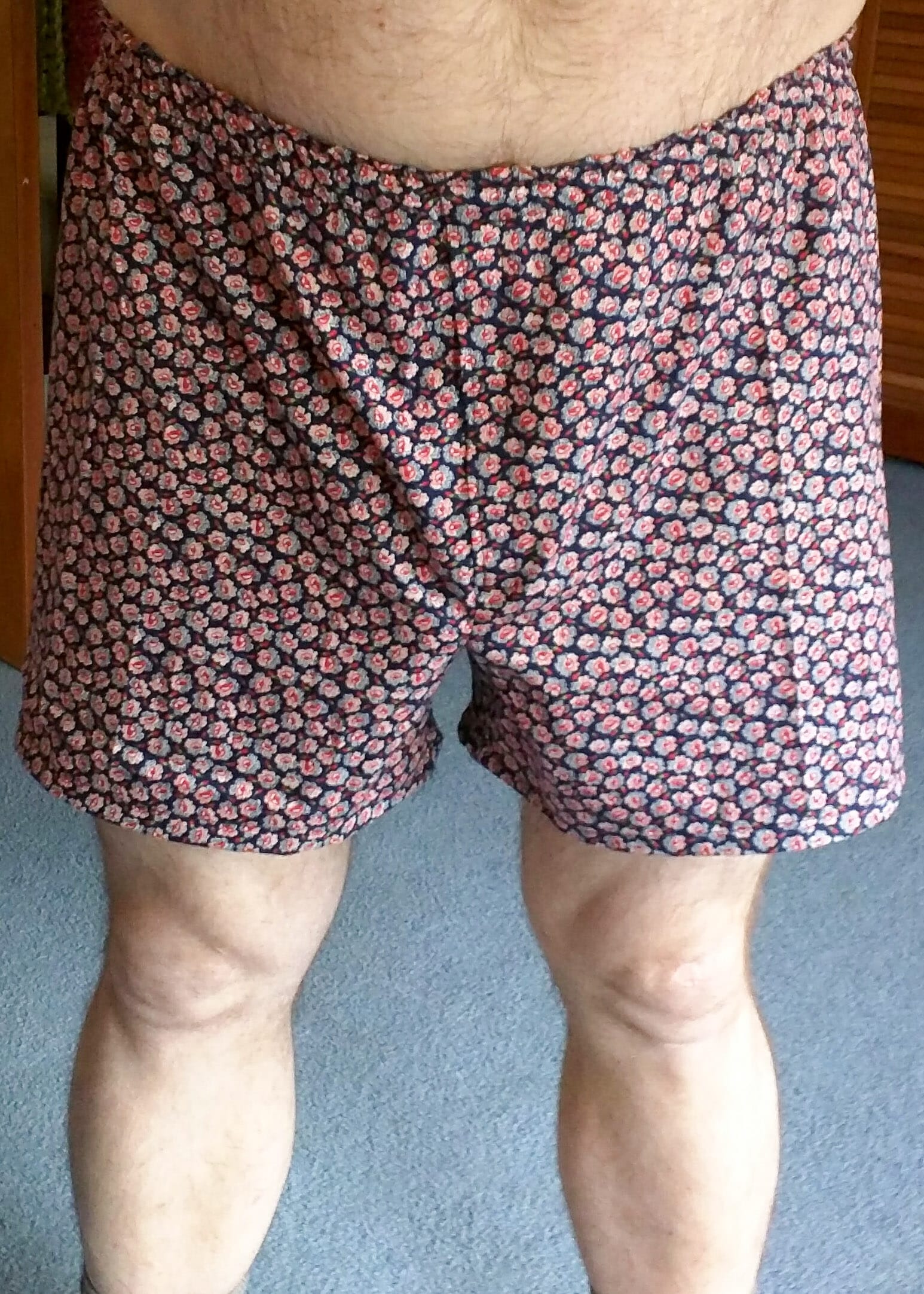 Boxer Shorts in colour velvet tendrils from the Fancy Woven