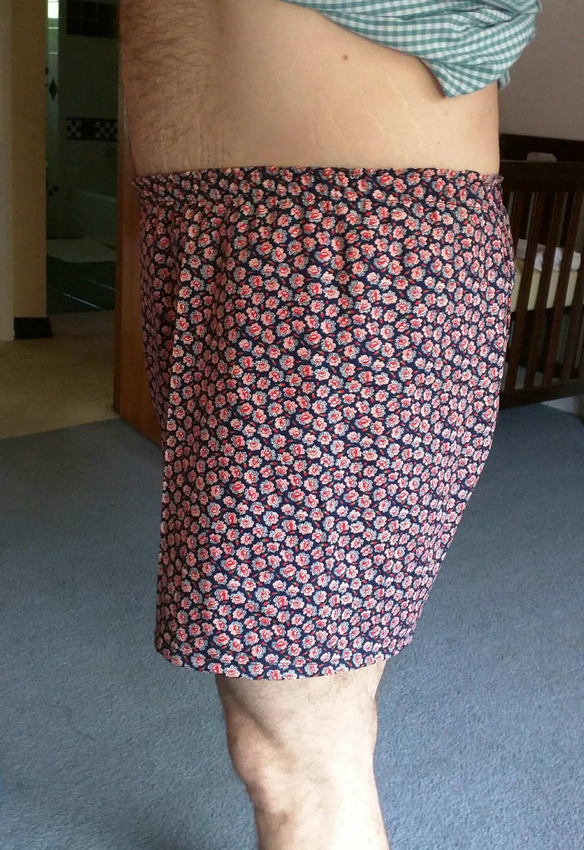 Boxer Shorts in colour velvet tendrils from the Fancy Woven