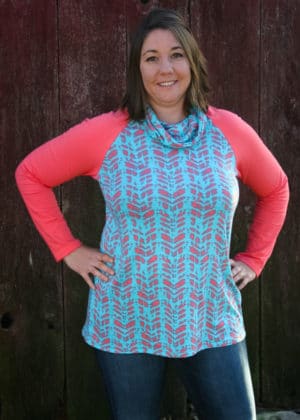 Nancy Raglan Top, Tunic, and Dress - 5 out of 4 Patterns
