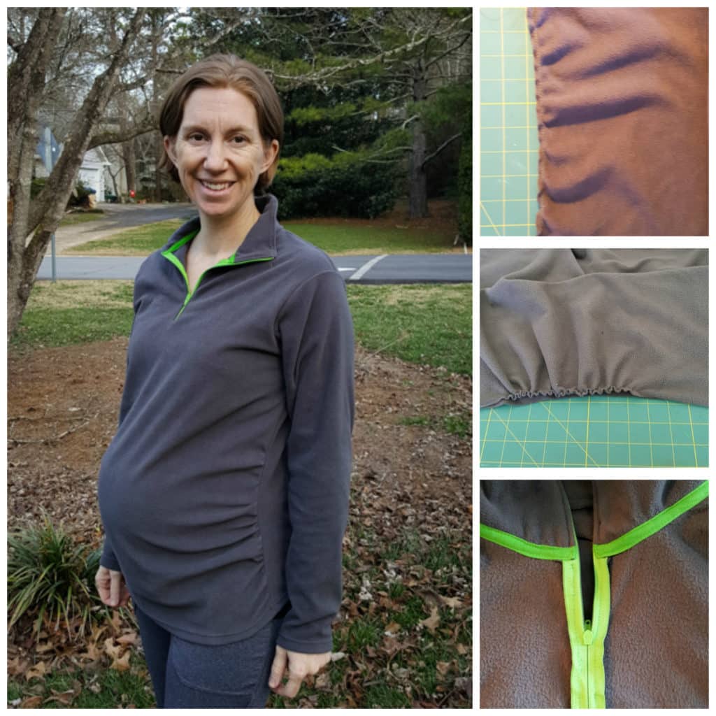 Maternity Mod for the Ascent Pullover from 5 out of 4 Patterns