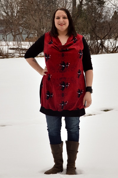Camilla Cowl Neck Top and Dress - 5 out of 4 Patterns