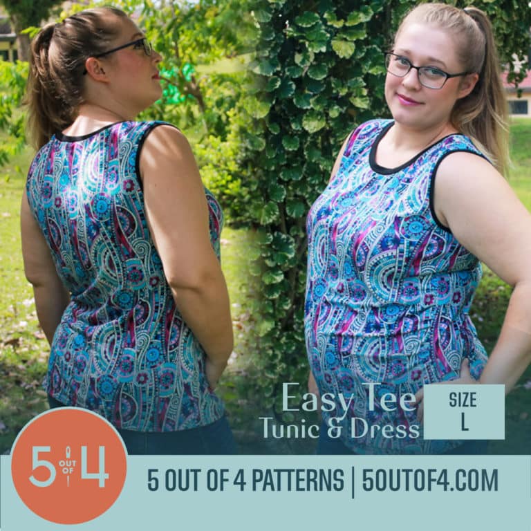Easy Tee, Tunic, and Dress - 5 out of 4 Patterns