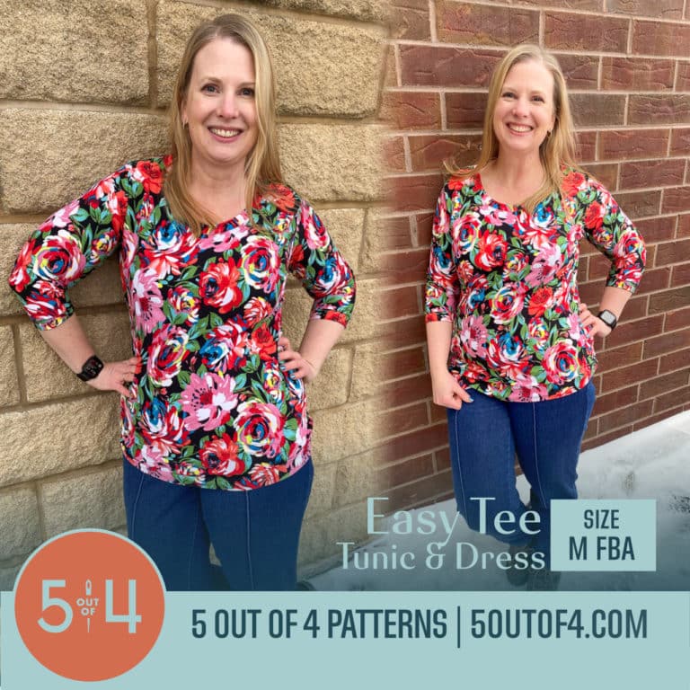 Easy Tee, Tunic, and Dress - 5 out of 4 Patterns