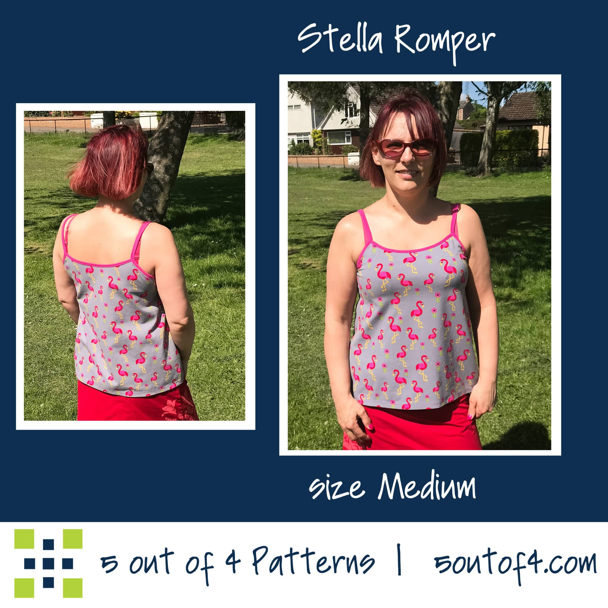 Stella Women's Romper - 5 out of 4 Patterns sizes XXS-5XL