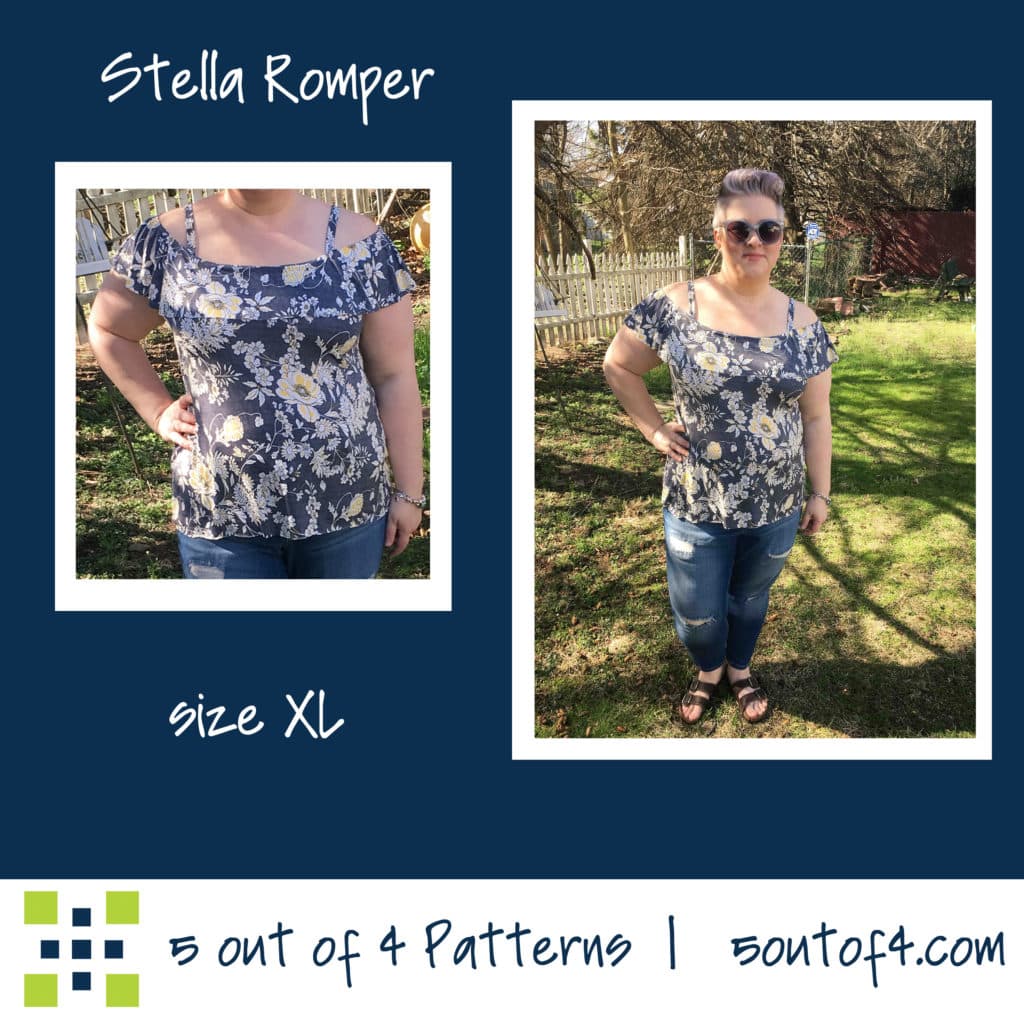 Stella Women's Romper - 5 out of 4 Patterns sizes XXS-5XL