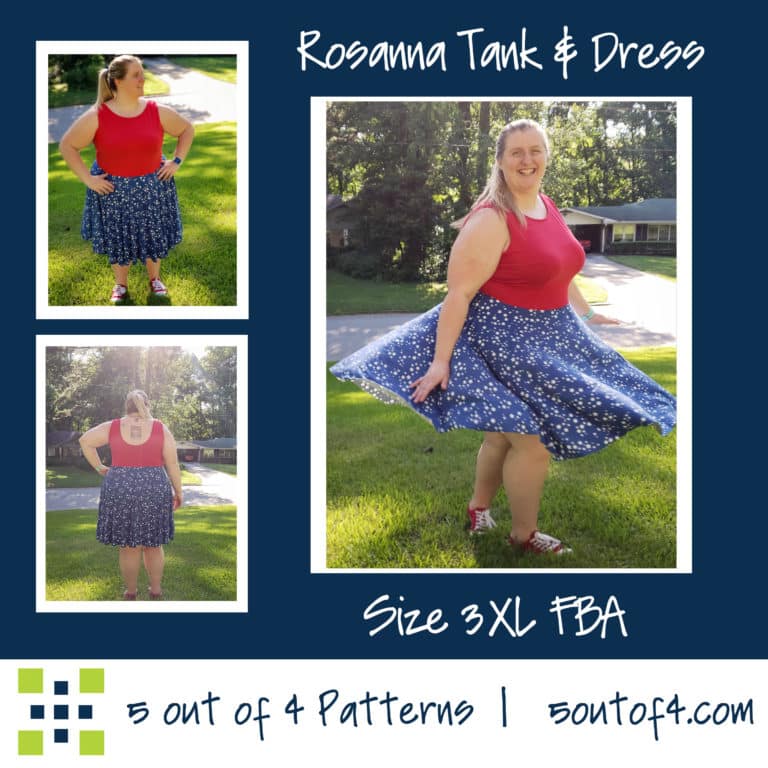 Rosanna Tank, Tankini, Dress and Swim Dress PDF Pattern