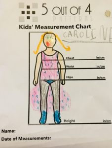 Sewing School Measurements Part 2: Kids