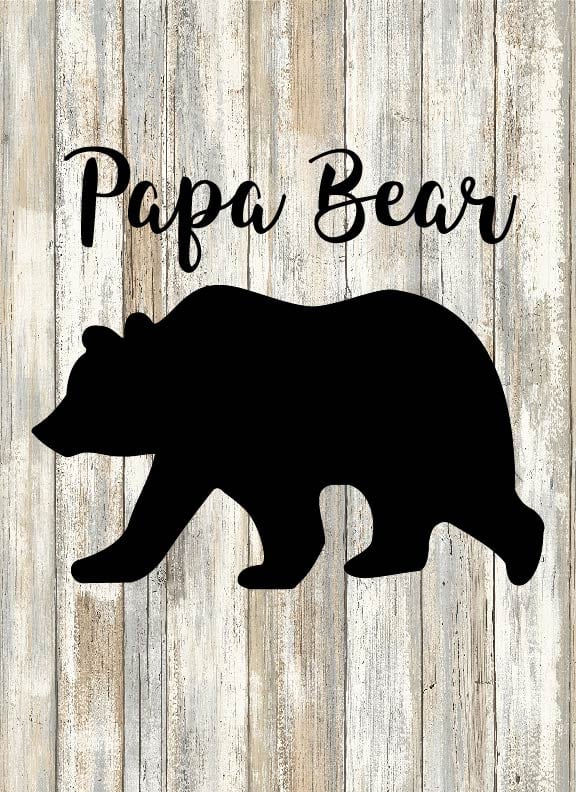 Papa Bear Cut File - 5 out of 4 Patterns