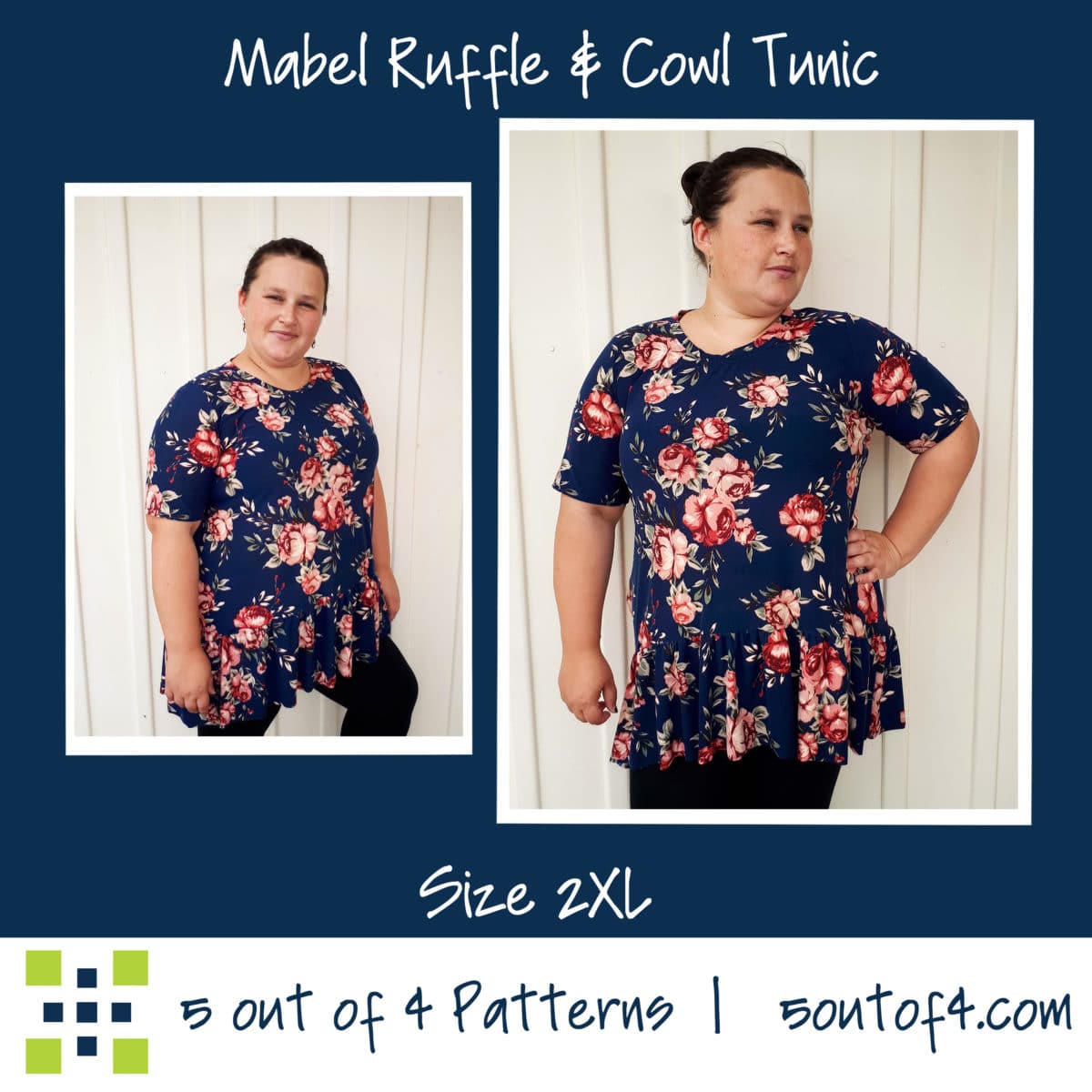 Mabel Ruffle and Cowl Tunic - 5 out of 4 Patterns
