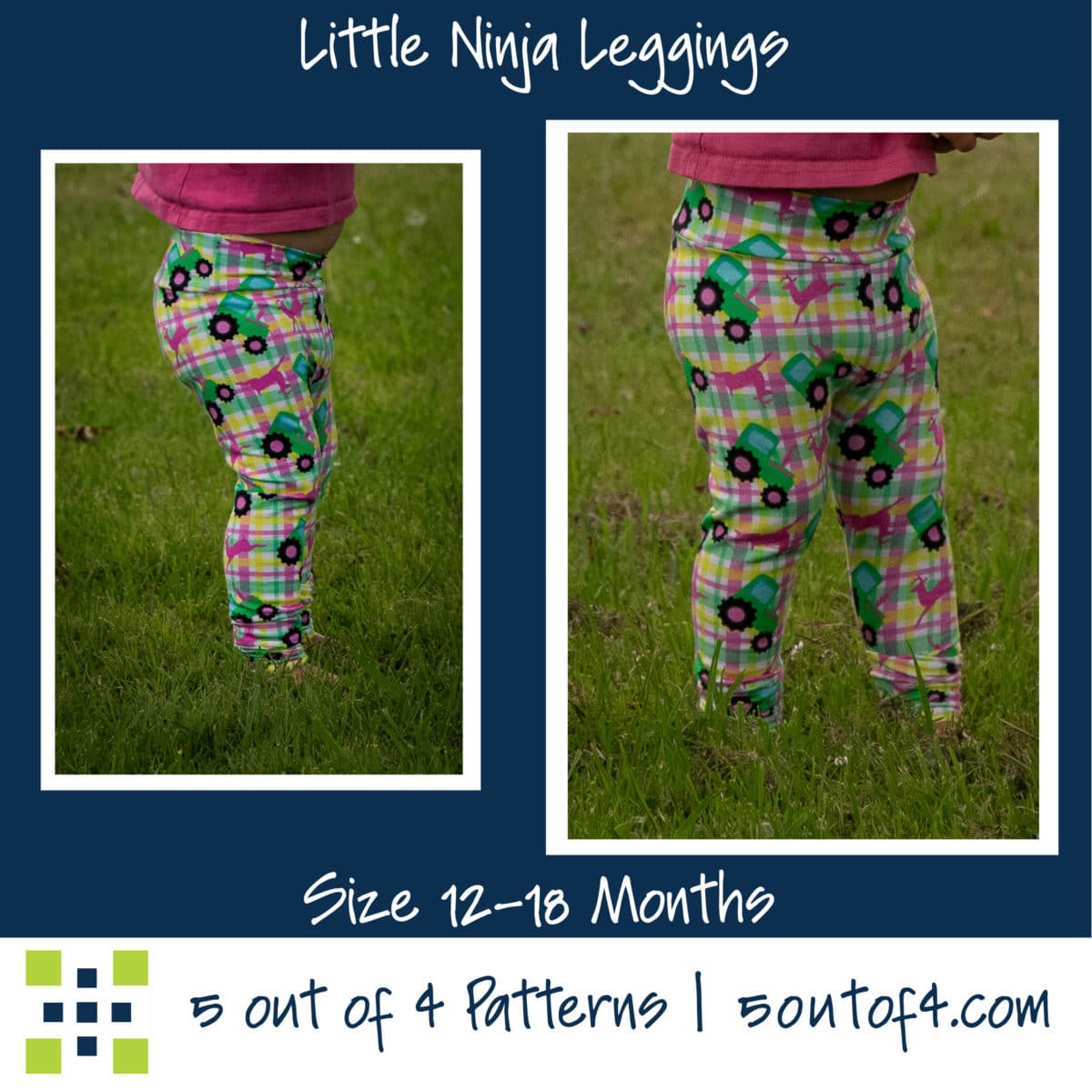 Upcycled Kids Leggings and Shorts Sewing Pattern – Sewing