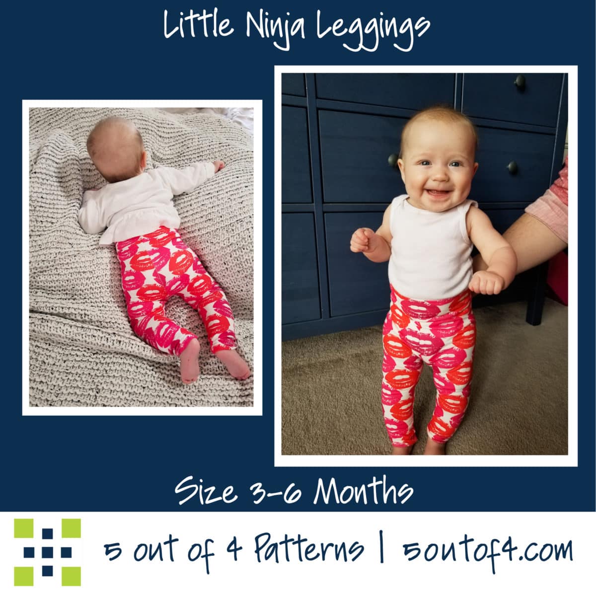Little Ninja Leggings 5 out of 4 Patterns