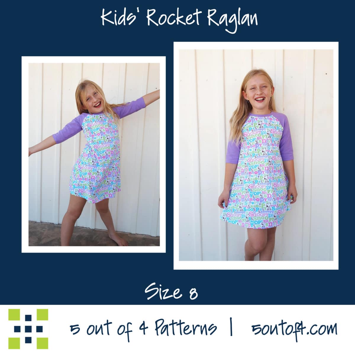 Kids' Rocket Raglan - 5 out of 4 Patterns