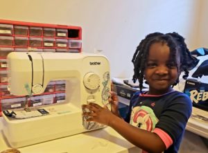 Sewing with kids