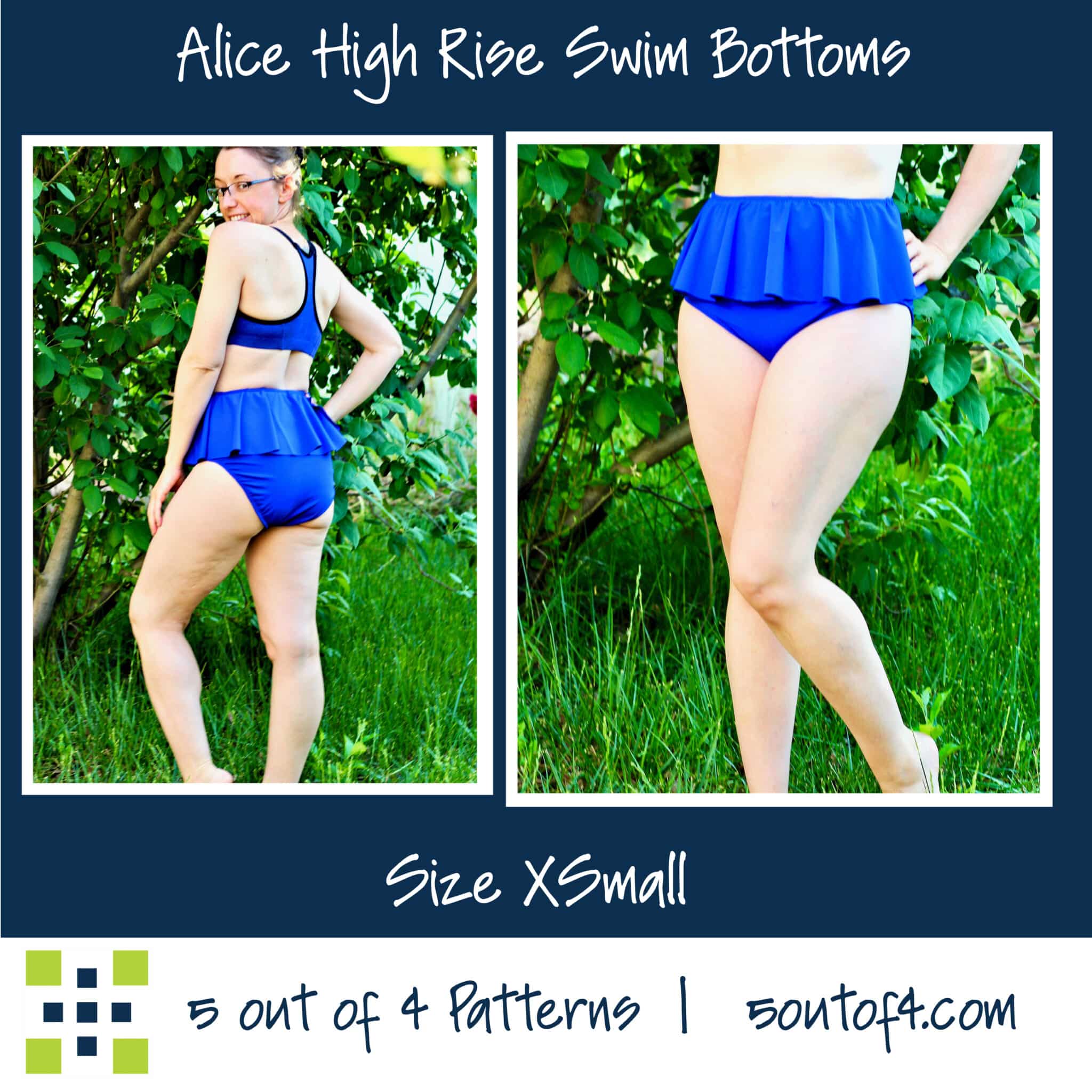 Alice and Ruth Swim Bottoms Bundle - 5 out of 4 Patterns