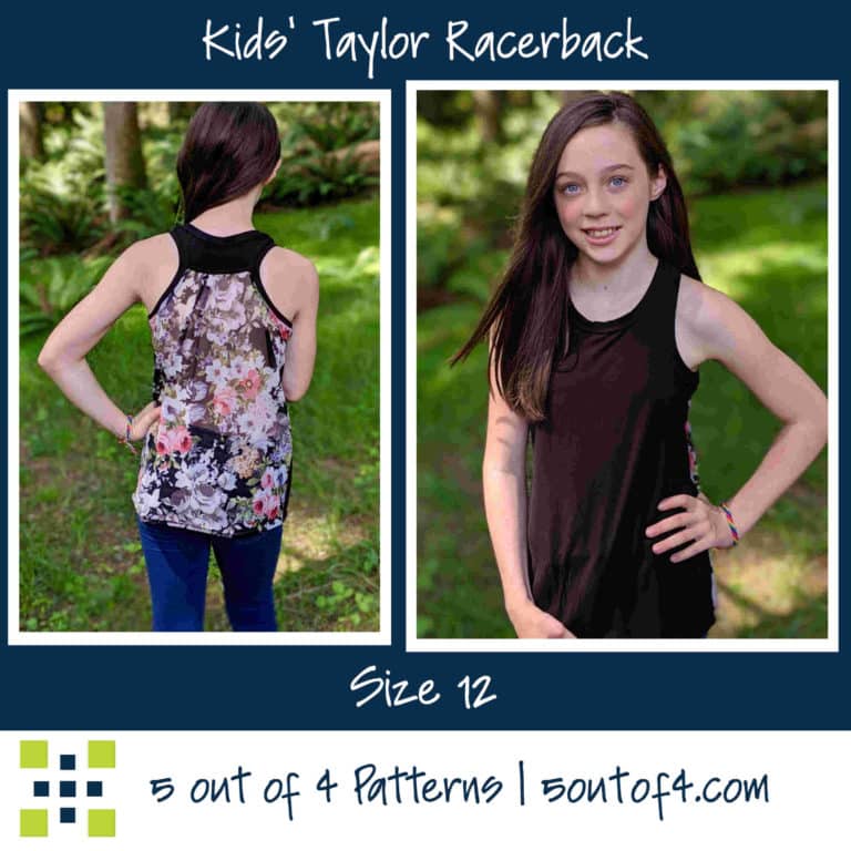 Kids' Taylor Racerback Tank, Tunic, and Dress - 5 out of 4 Patterns