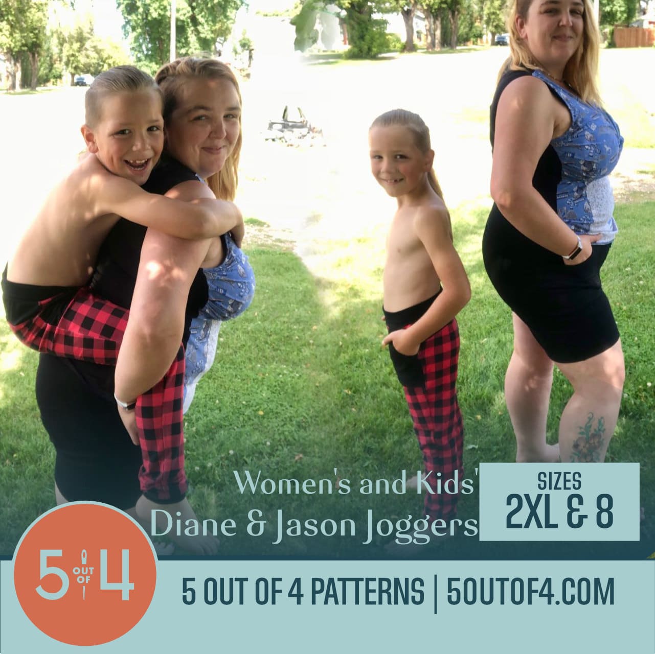 Women's Diane Joggers - PDF Pattern from 5 out of 4 for XXS - 5XL