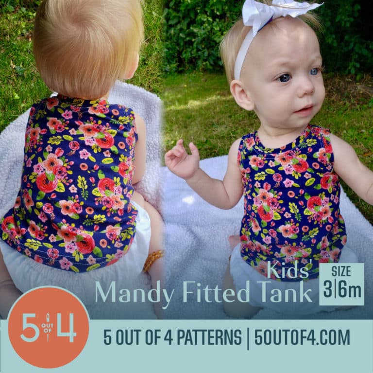 Kids' Mandy Fitted Tank - 5 out of 4 Patterns