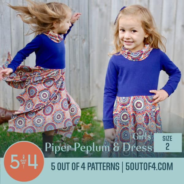 Kids' Piper Peplum and Dress - 5 out of 4 Patterns