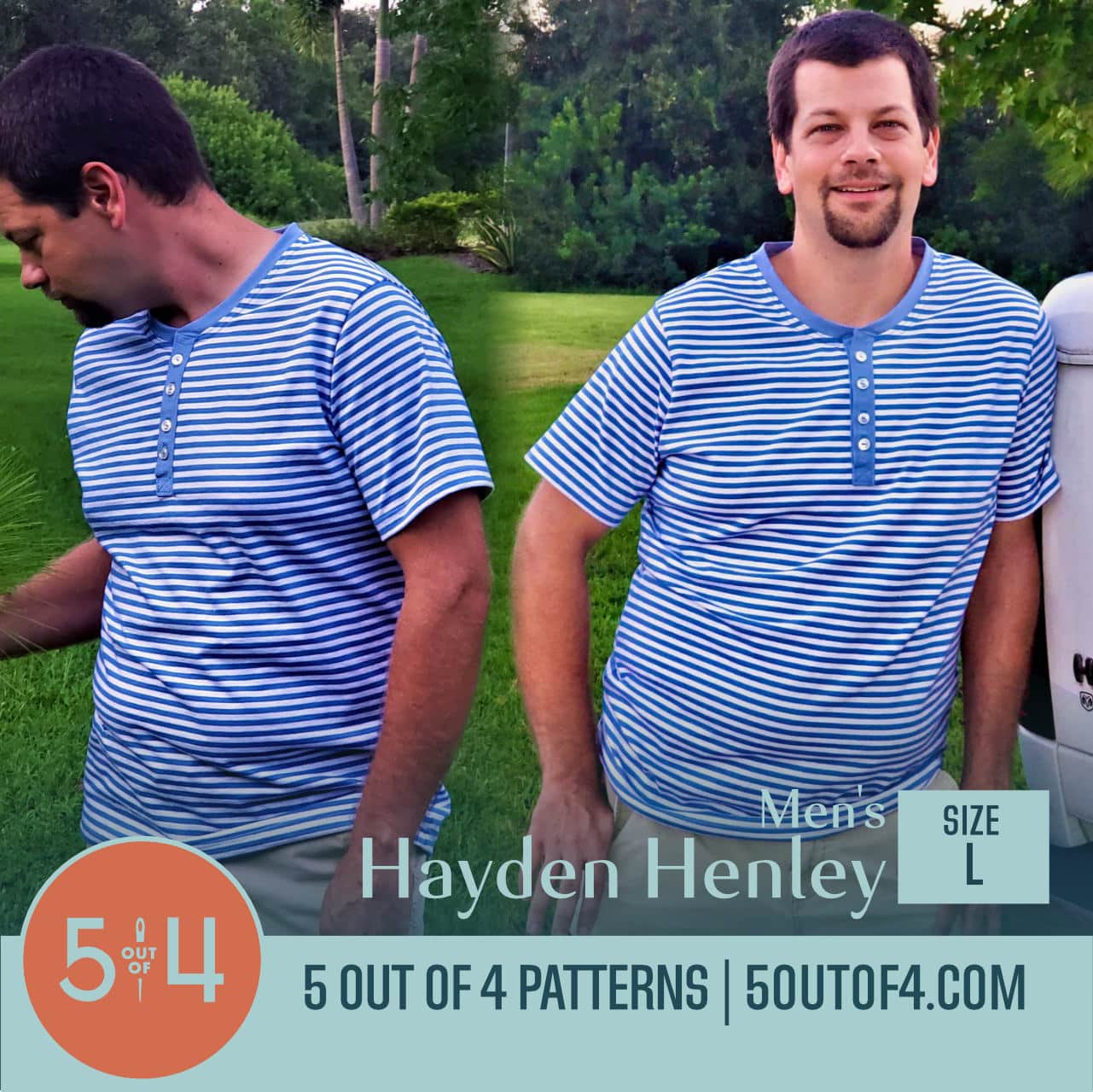 Men's Hayden Henley - 5 out of 4 Patterns