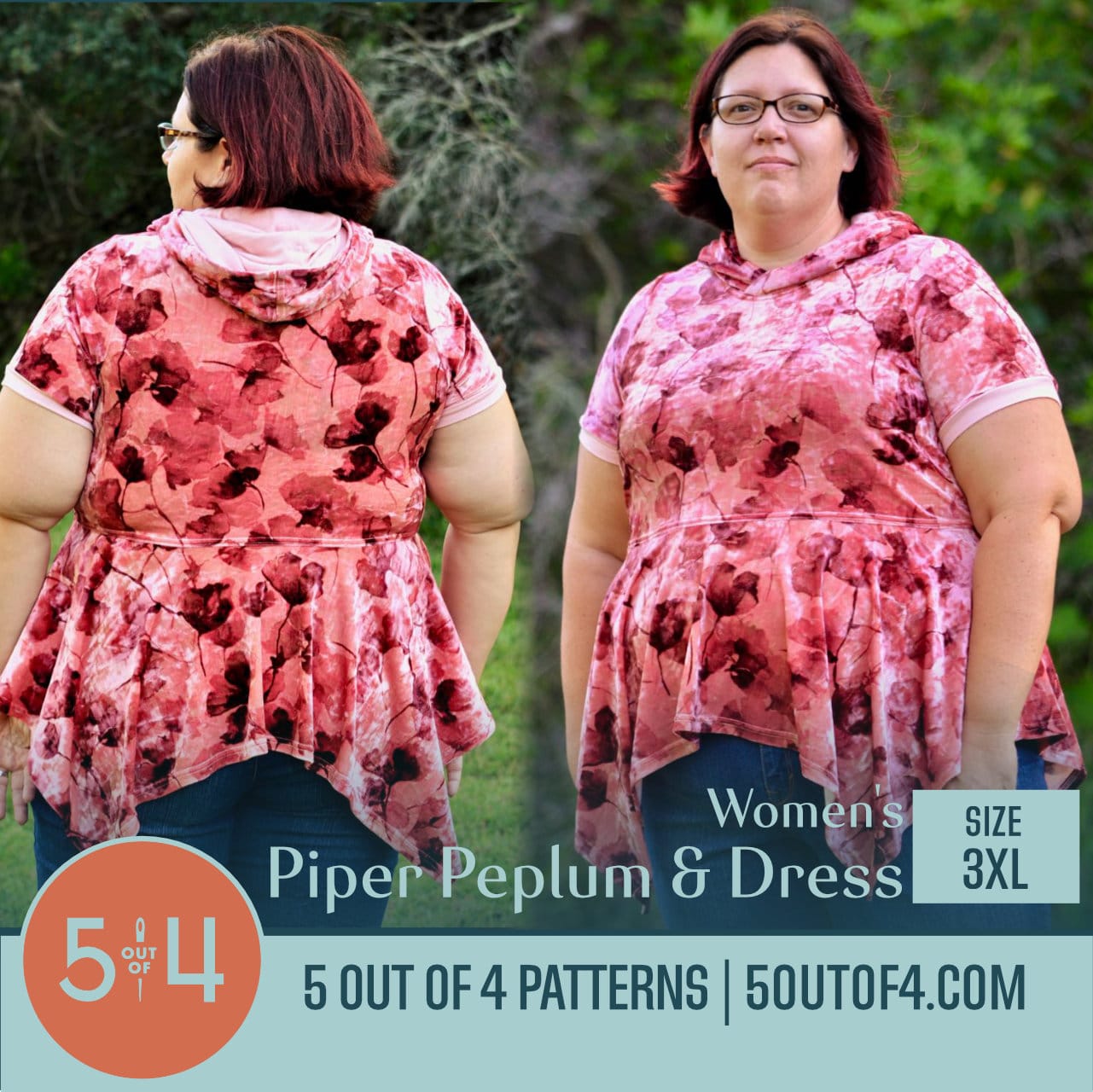 Piper Peplum and Dress - 5 out of 4 Patterns