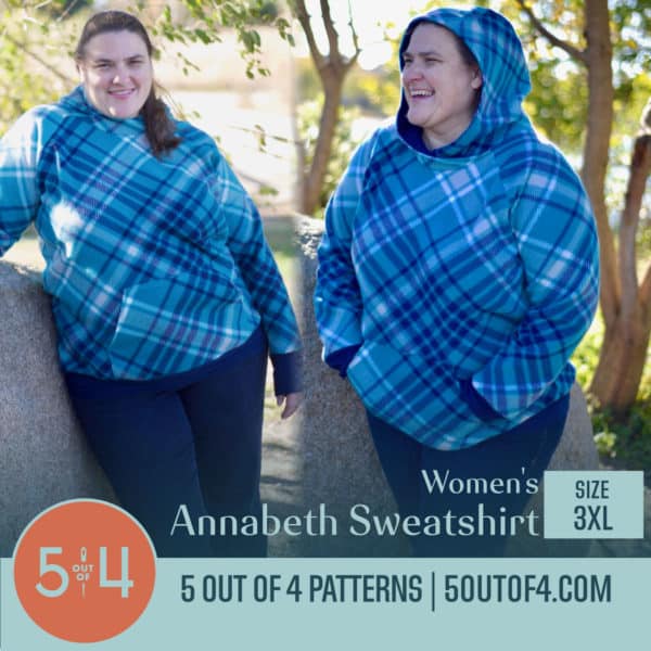 Annabeth Top and Tunic Sweatshirt - 5 out of 4 Patterns
