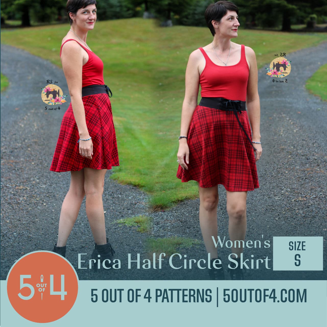 Women's Semicircle Skirt Pattern  Skirt Sewing Pattern for Women