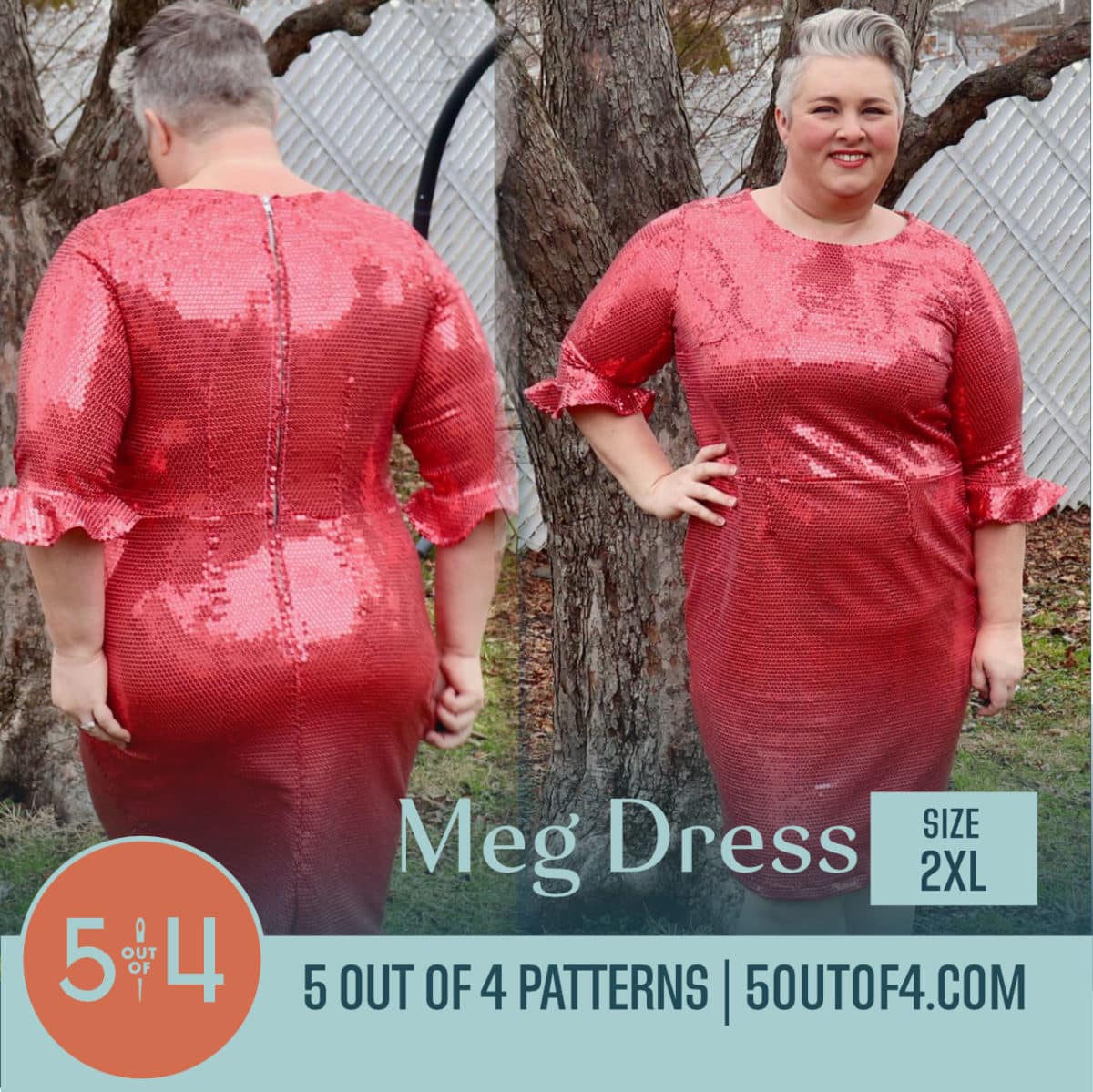 Meg Dress 2xl Tea Length