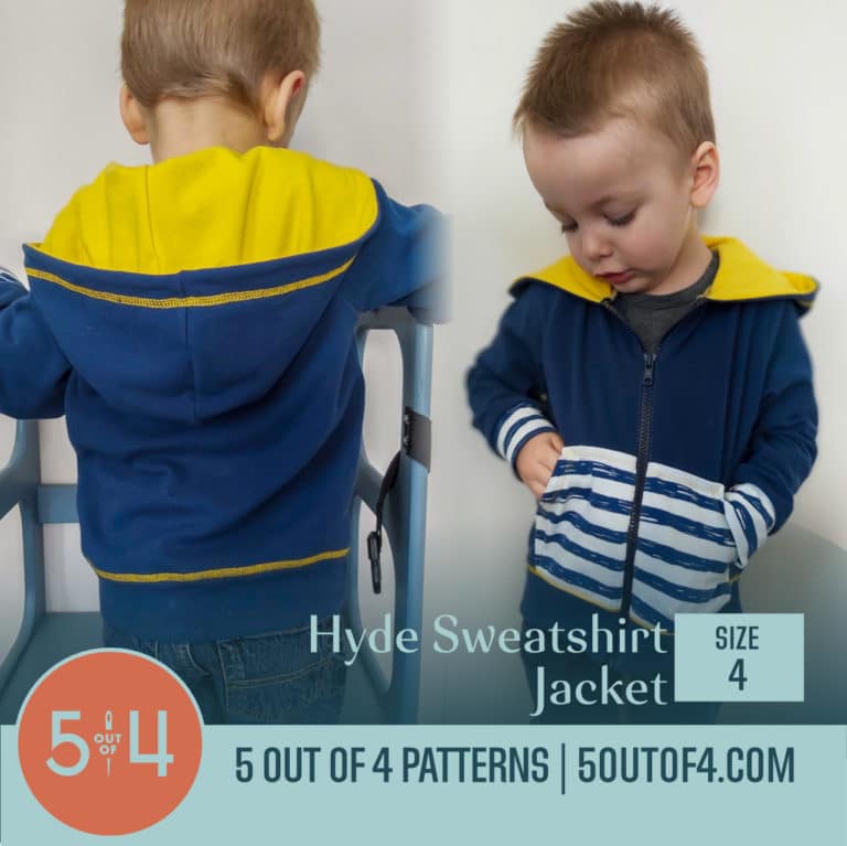 Hyde Sweatshirt Jacket - 5 out of 4 Patterns