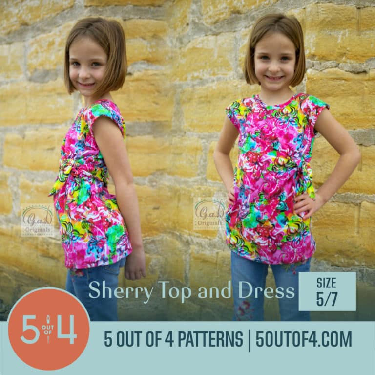 Kids' Sherry Top and Dress - 5 out of 4 Patterns
