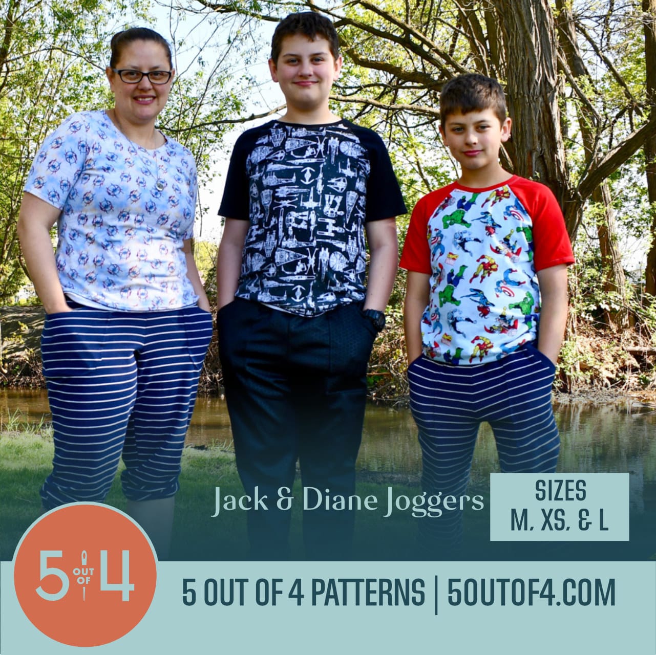 Jack and Diane Joggers Bundle - 5 out of 4 Patterns