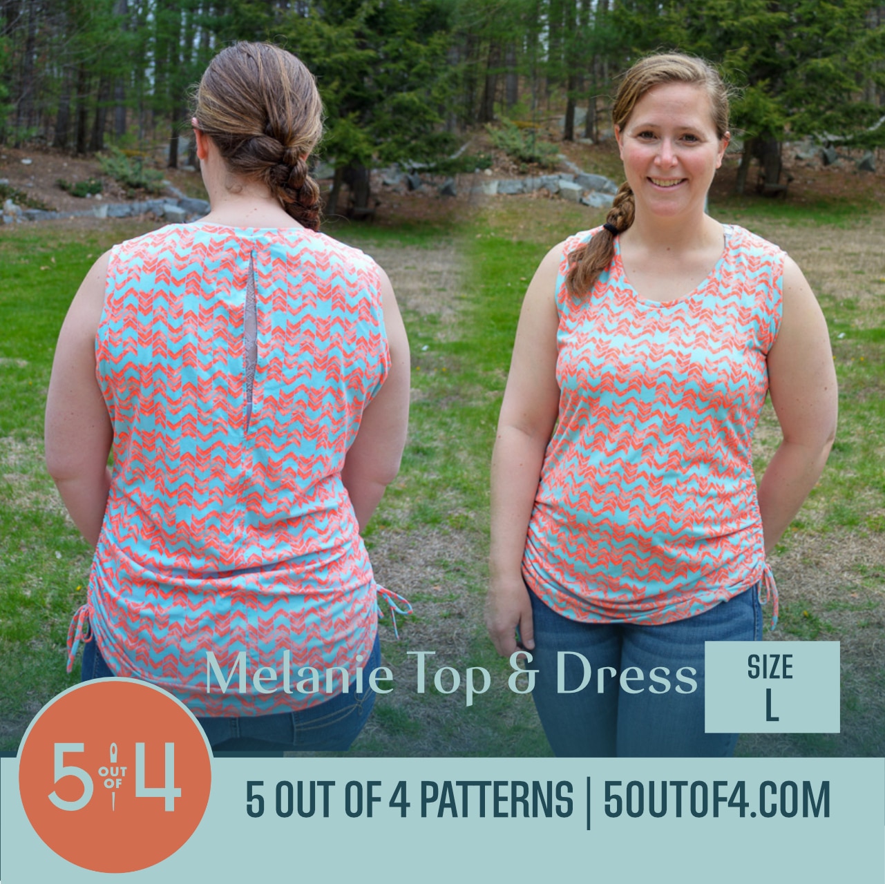 Melanie Top and Dress - 5 out of 4 Patterns