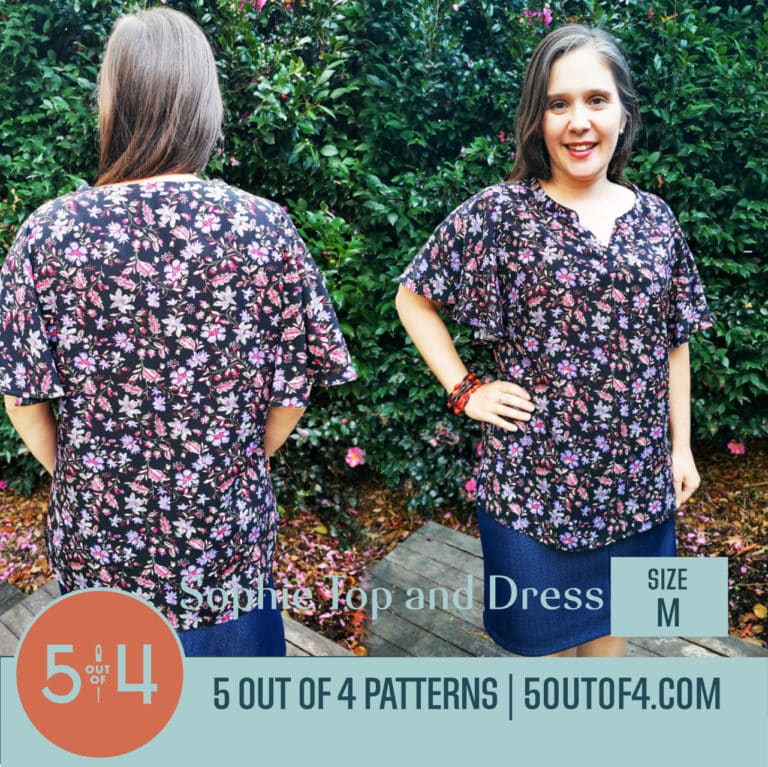 Sophie Top and Dress - 5 out of 4 Patterns