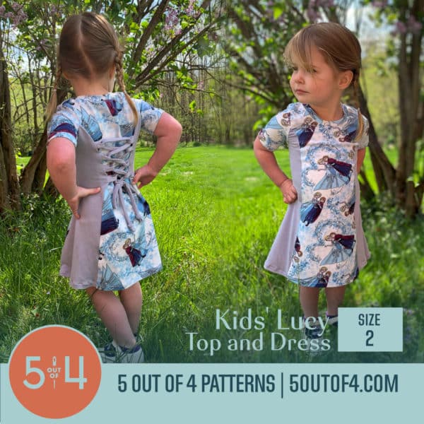Kids' Lucy Top and Dress - 5 out of 4 Patterns
