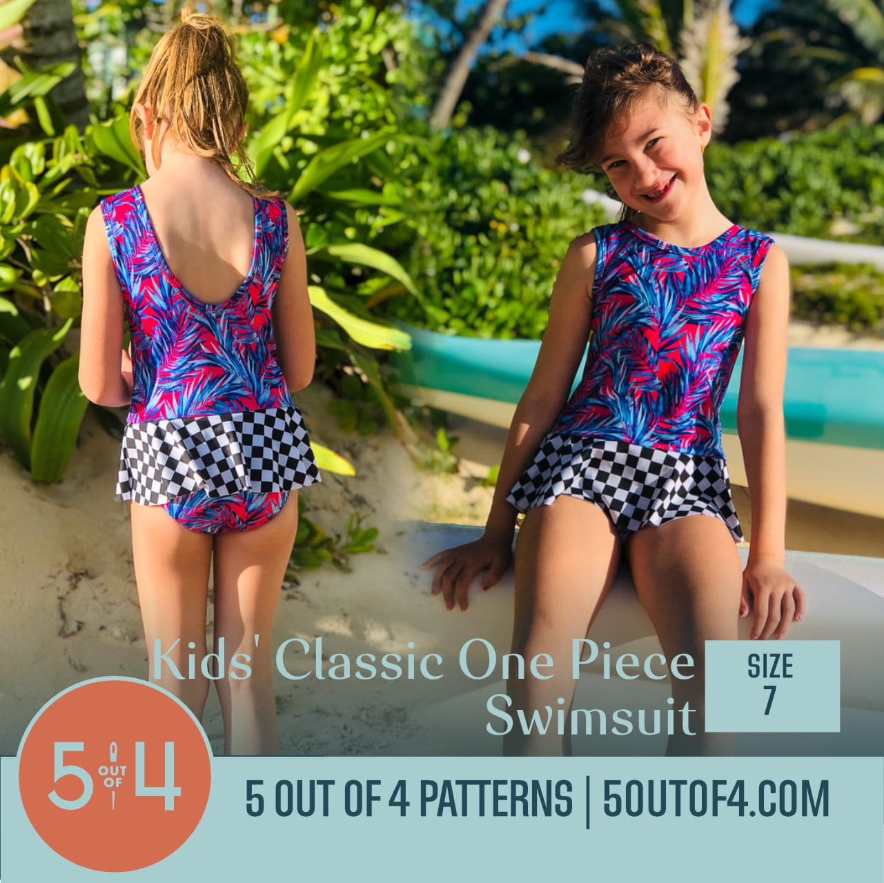 Classic One Piece Swimsuit Bundle - 5 out of 4 Patterns