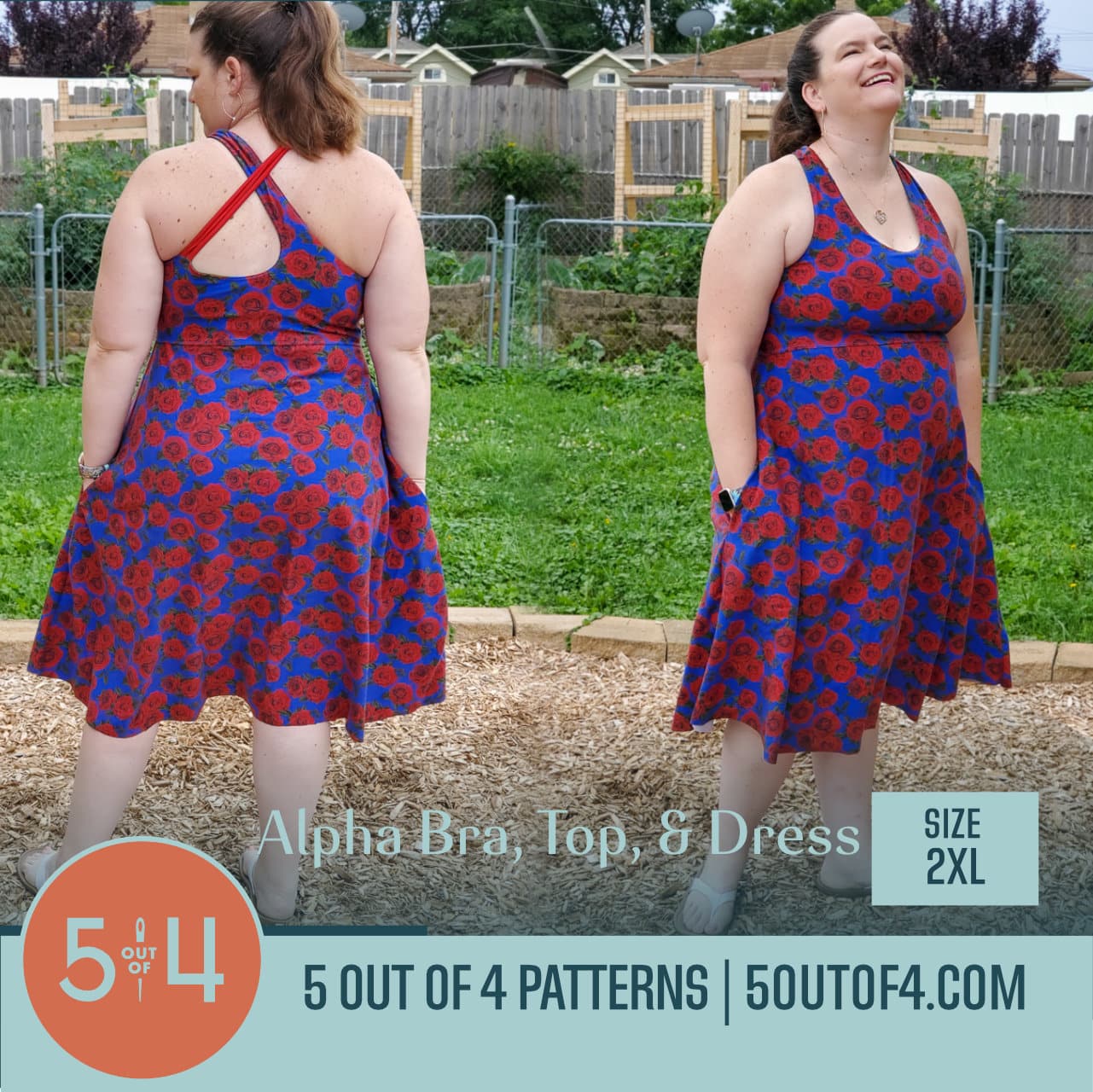 Alpha Bra, Tank, and Dress - 5 out of 4 Patterns