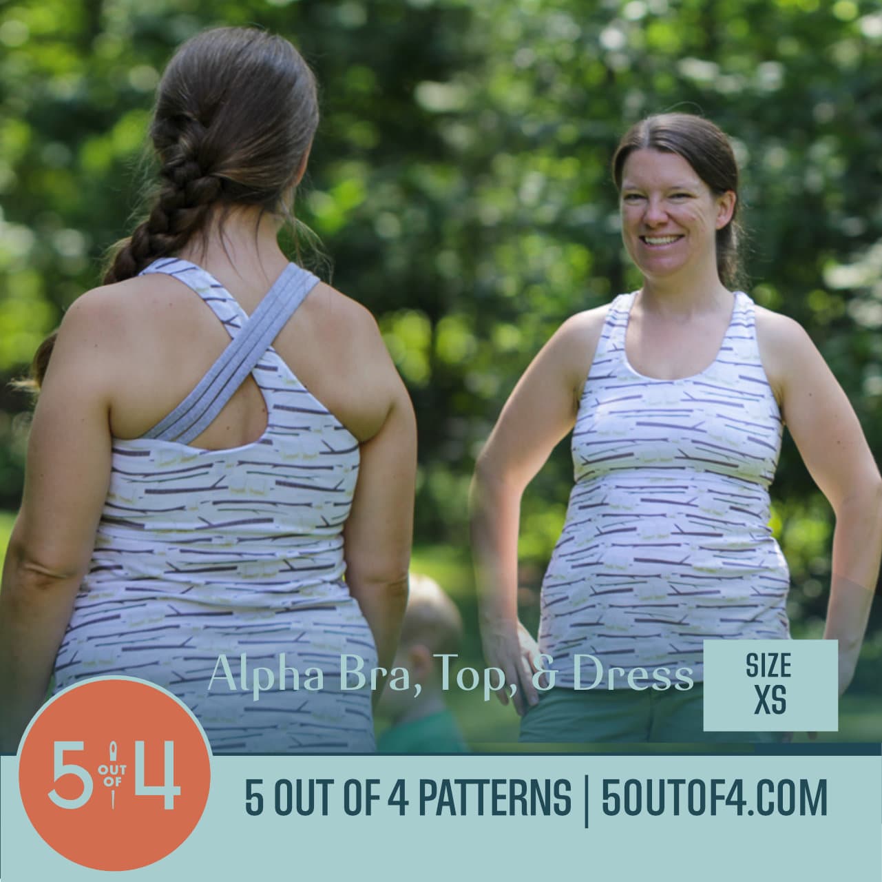 Alpha Bra, Tank, and Dress - 5 out of 4 Patterns