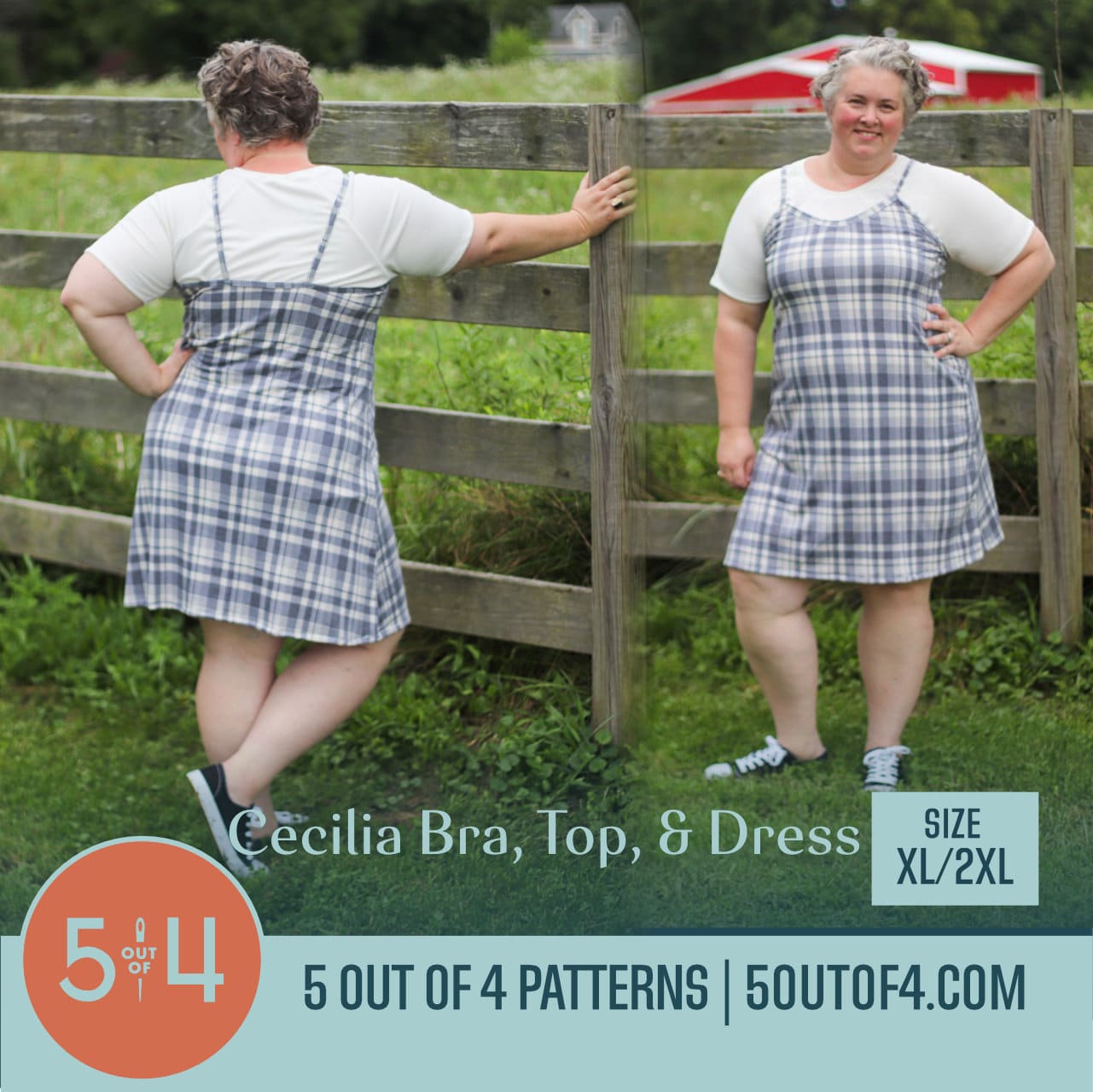 Cecilia Bra, Top and Dress - 5 out of 4 Patterns
