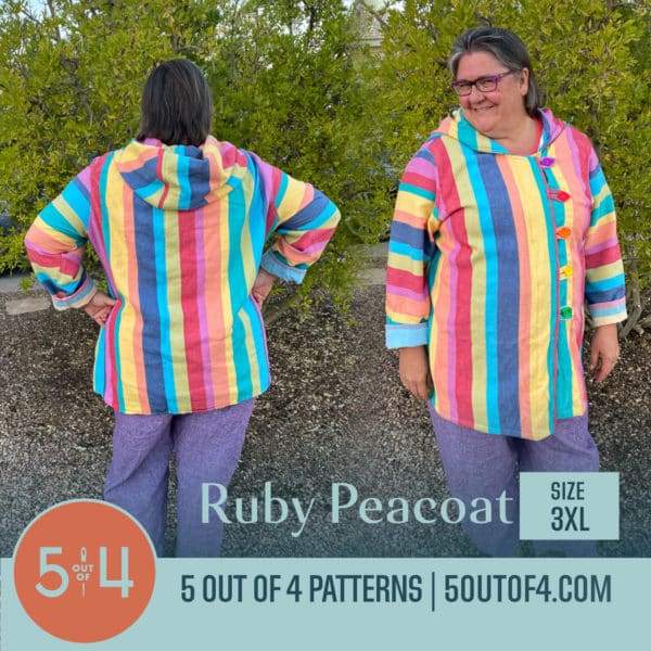 Ruby Peacoat - 5 out of 4 Patterns