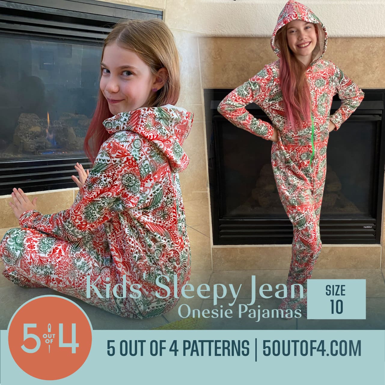 Sleepy Jean Onesie Pajamas - 5 out of 4 Patterns