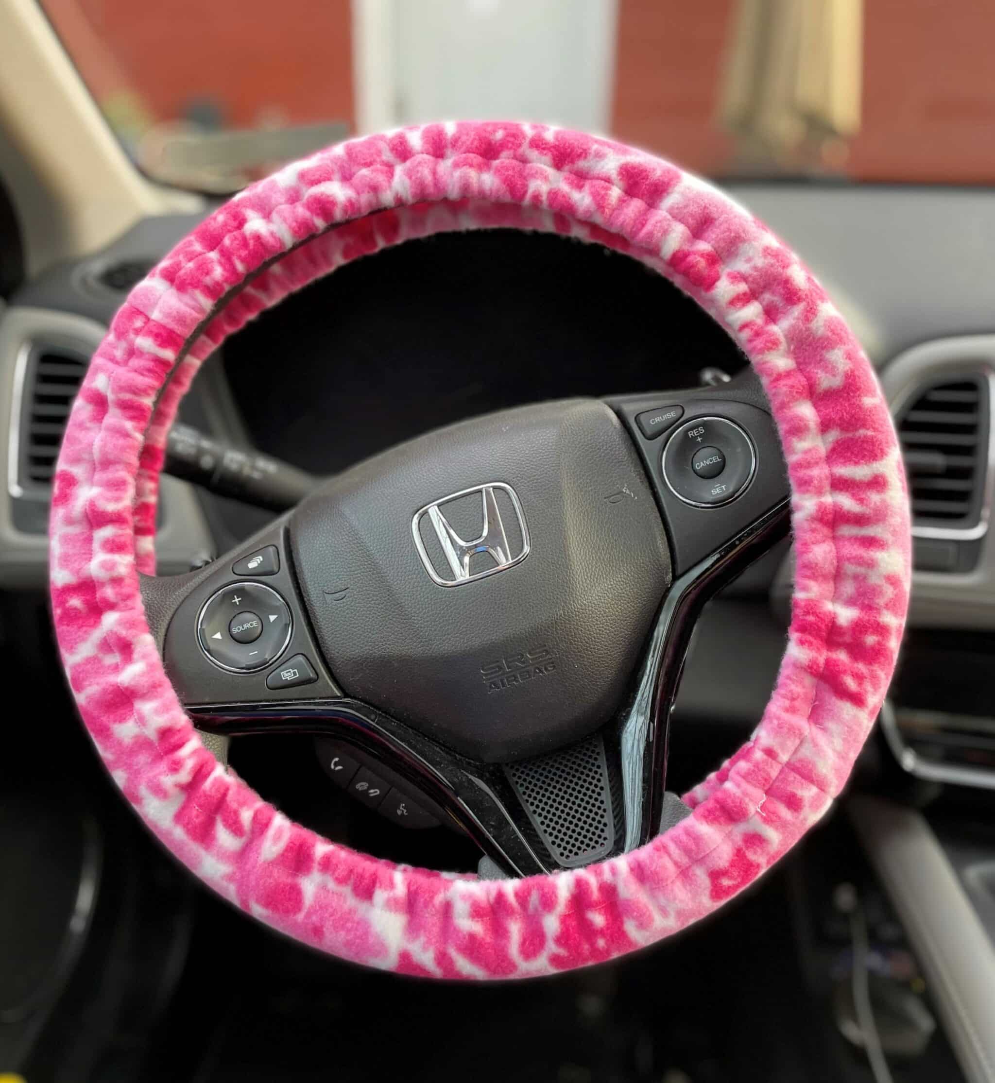 DIY steering wheel cover - 5 out of 4 Patterns %