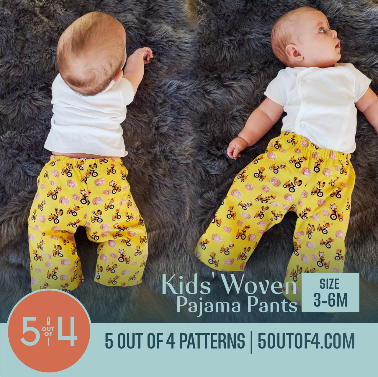 Perfect PJ Pants Kids – PDF Pattern – The Cloth Parcel