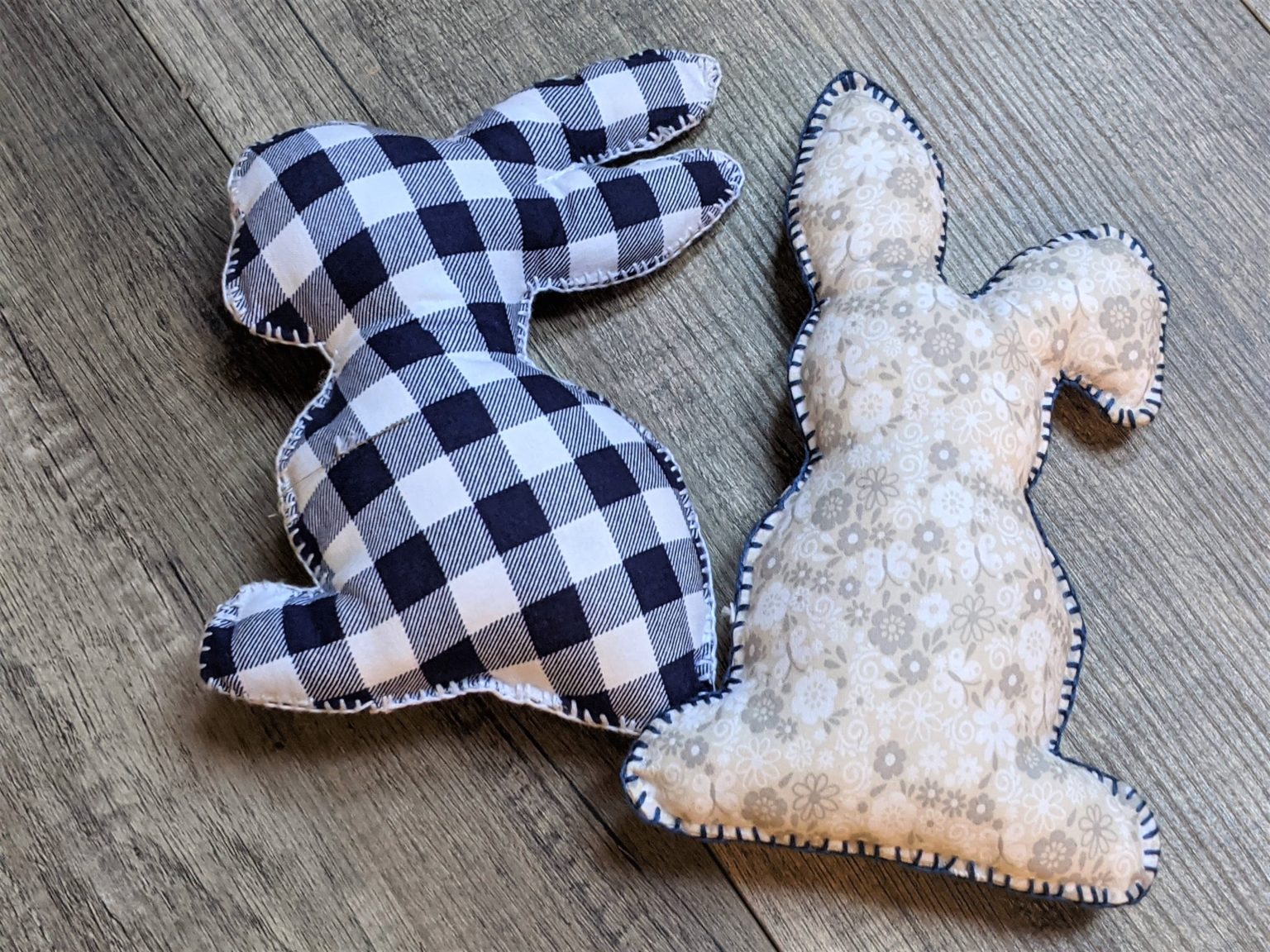 Farmhouse-Inspired Bunnies with Template - 5 out of 4 Patterns