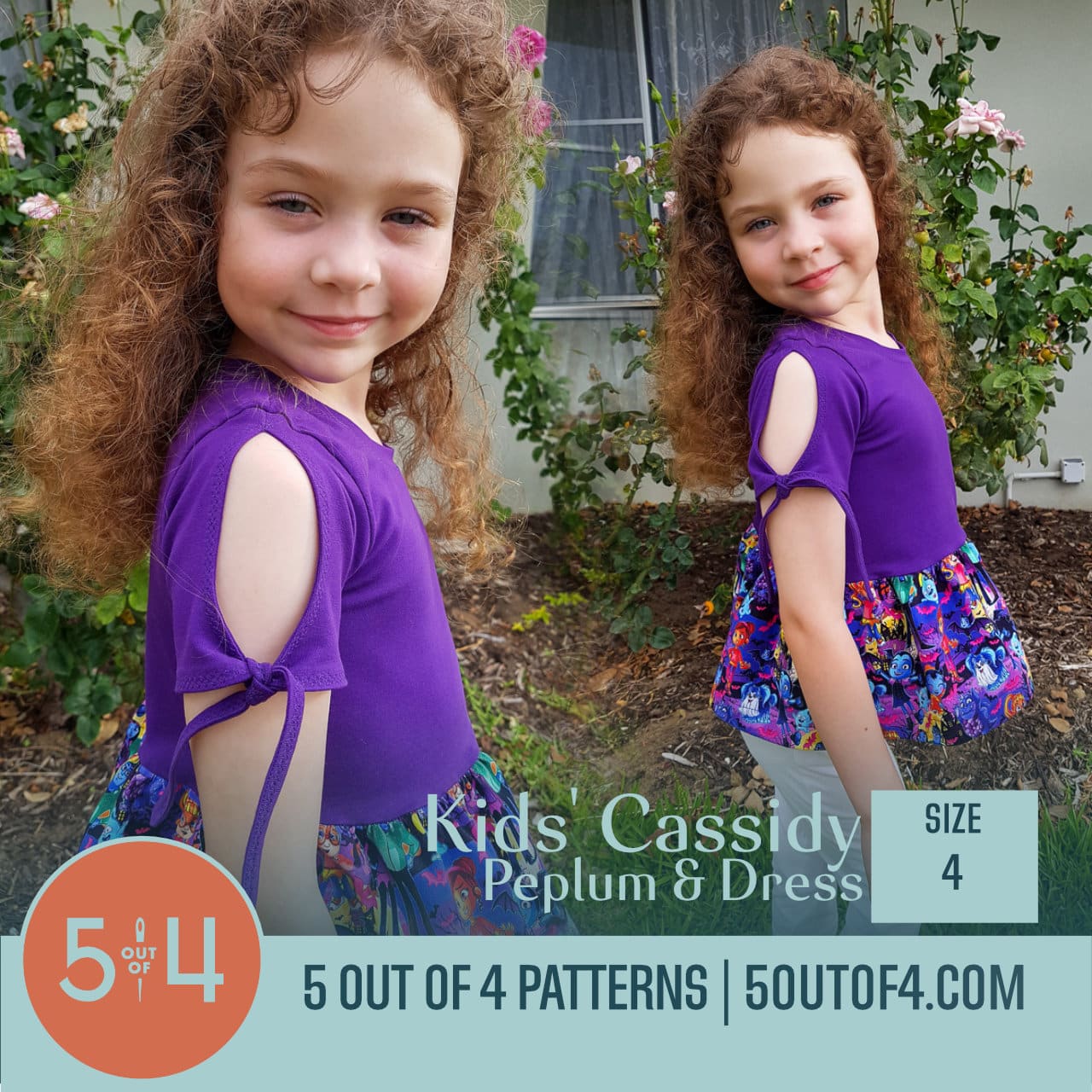 Kids' Cassidy Peplum and Dress - 5 out of 4 Patterns