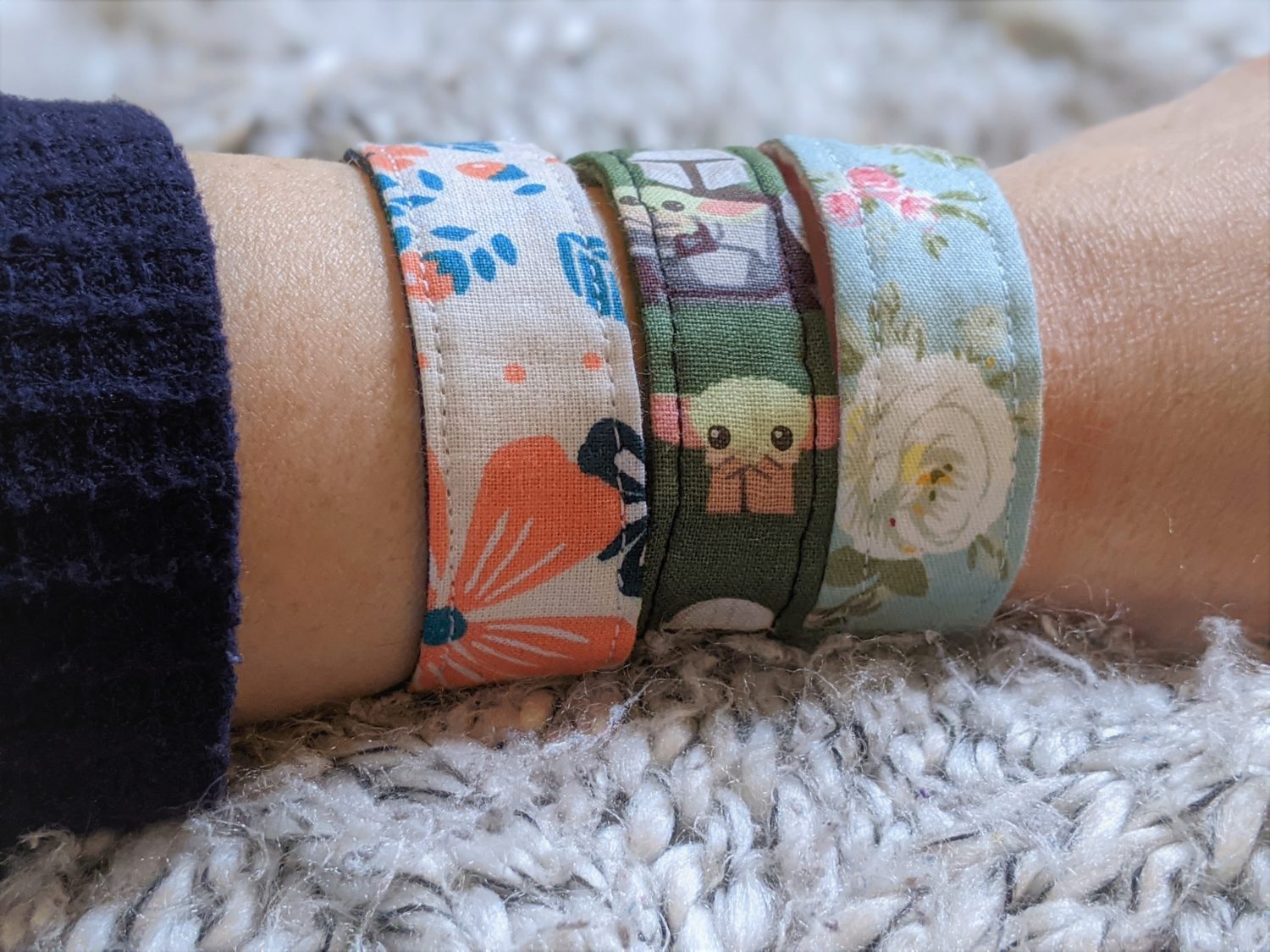 Upcycle Your Plastic Bags with This Easy DIY: Yarn-Wrapped Bracelets -  ACCESSORY-MU Handcrafted Jewelry, Crafts & Graphic Design