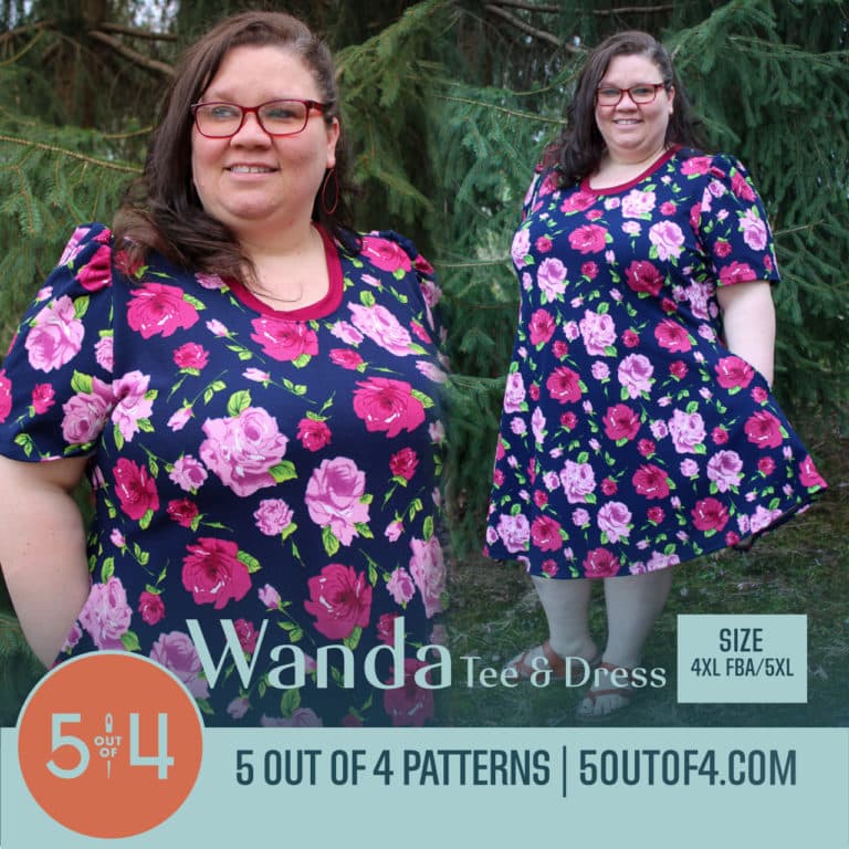 Wanda Tee and Dress - 5 out of 4 Patterns