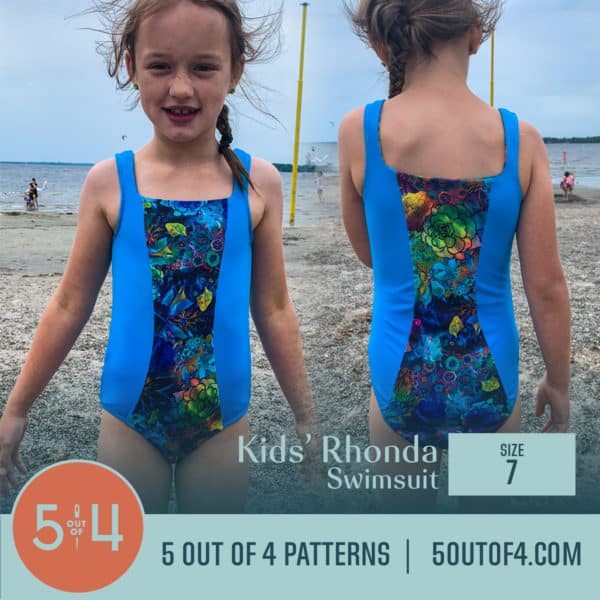 Kids' Rhonda Swimsuit PDF Pattern Sizes 0-3m - 14m