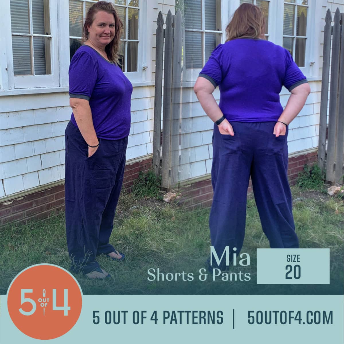 5oo4 Patterns Mia Pants size 20