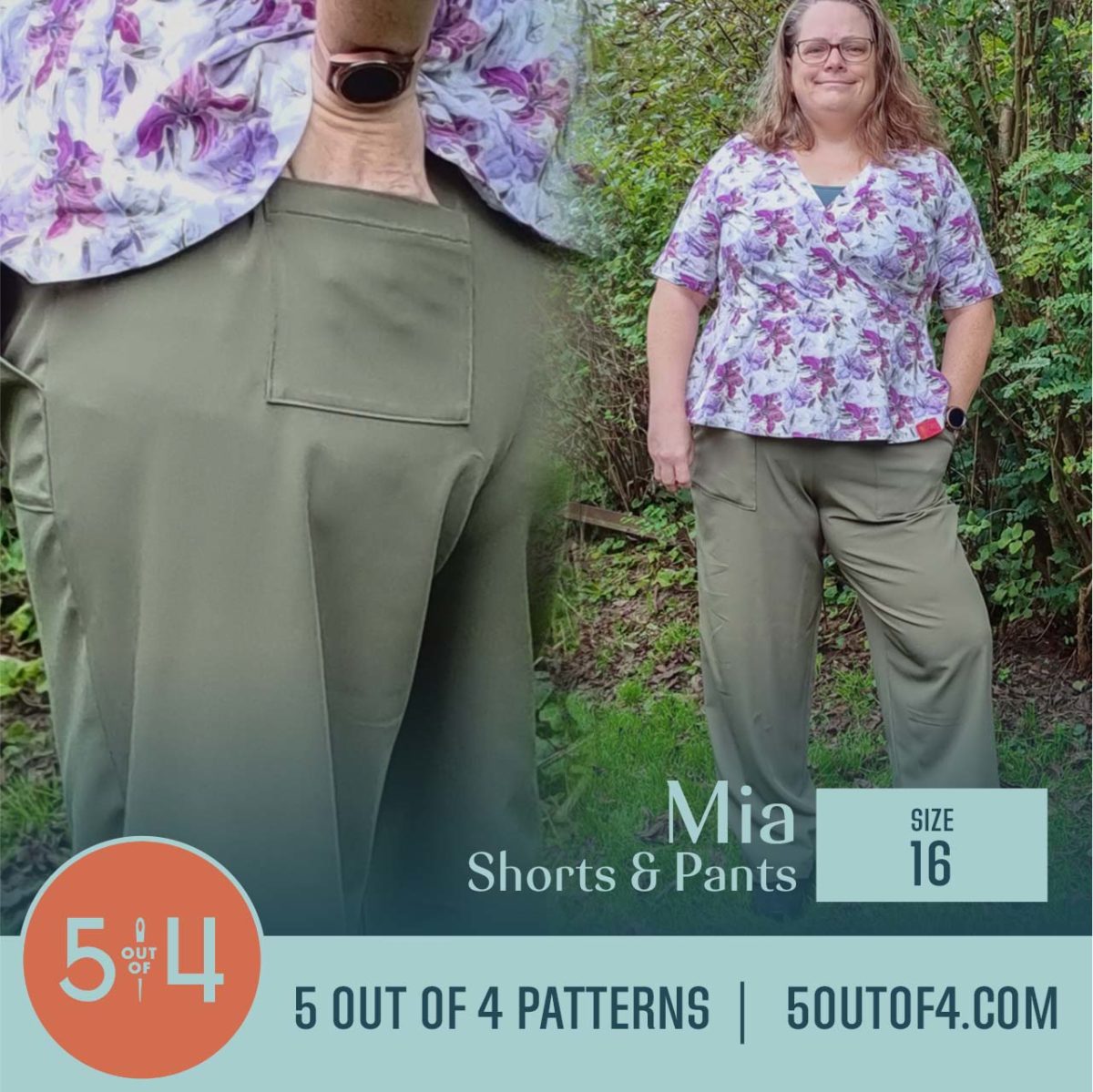 5oo4 Patterns Mia Pants size 16